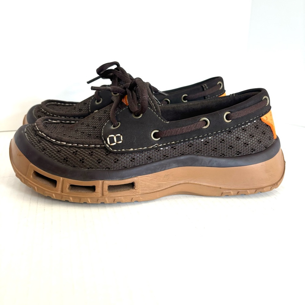 SoftScience The Fin 2.0 Men's Fishing Boating Shoes Brown Tan Lightweight Size 7 - Picture 2 of 13